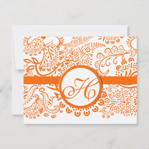 Tarjetas de RSVP: requieren invitaciones de tamaño