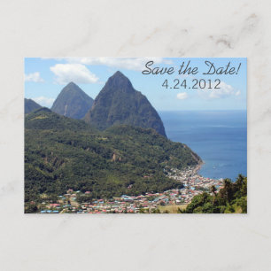 Tarjetas de Saint Lucia para Guardar la Fecha