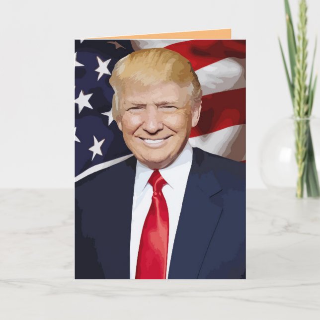 TARJETAS DE SALUDO DE ACCIÓN DE GRACIAS DE DONALD  (Anverso)