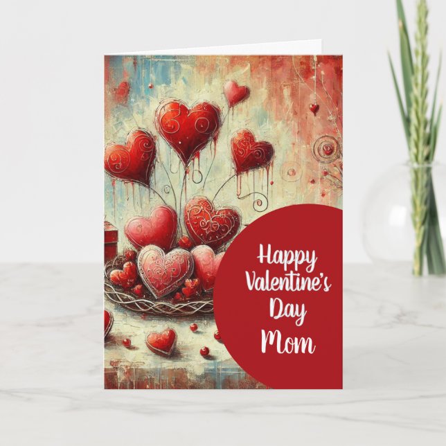 Tarjetas de saludo de día de San Valentín para mam (Anverso)