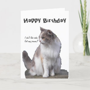 Tarjetas de saludo de gato
