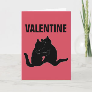TARJETAS DE SALUDO DE GATOS PARA EL DÍA DE SAN VAL