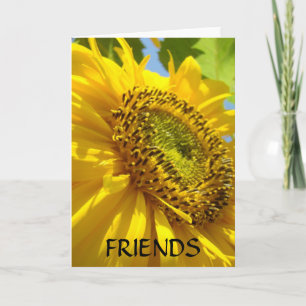 TARJETAS DE SALUDO DE GIRASOLES TARJETA DE NOTA
