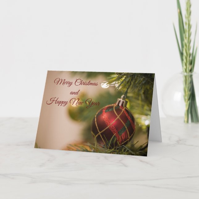 Tarjetas de saludo de Navidad y Año Nuevo (Anverso)