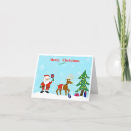 Tarjetas de saludo de Navidades de vacaciones de b