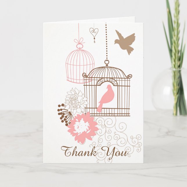 Tarjetas de saludo - Palomas y jaulas (Anverso)