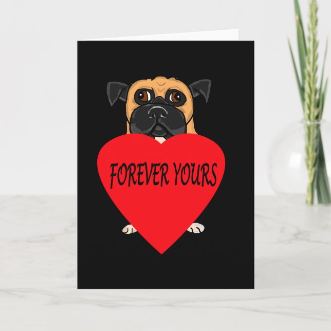 Tarjetas de salutación personalizadas para perros  (Anverso)