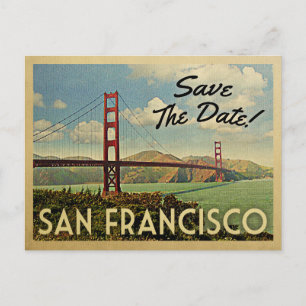 Tarjetas de San Francisco para Guardar la Fecha co