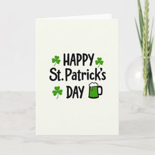 Tarjetas de San Patricio de Tréboles Verdes