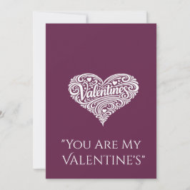 Tarjetas de San Valentín con diseño de corazón y t