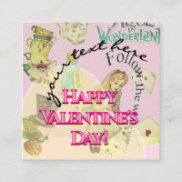 Tarjetas de San Valentín de Alicia en el País de l