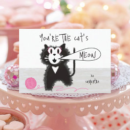 Tarjetas de San Valentín de clase bonito Kitty