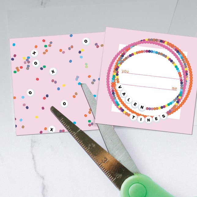 Tarjetas de San Valentín de cuentas de palabras de (Subido por el creador)