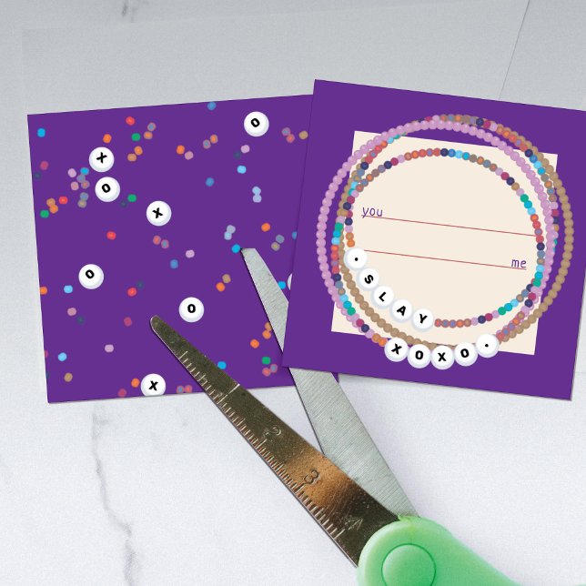 Tarjetas de San Valentín de cuentas de palabras de (Subido por el creador)