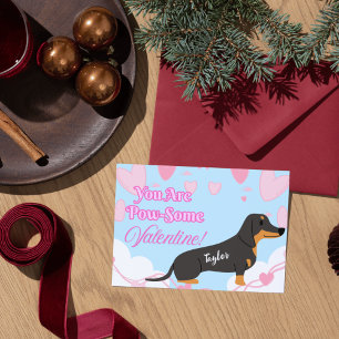 Tarjetas de San Valentín de Dachshund Imprimibles 