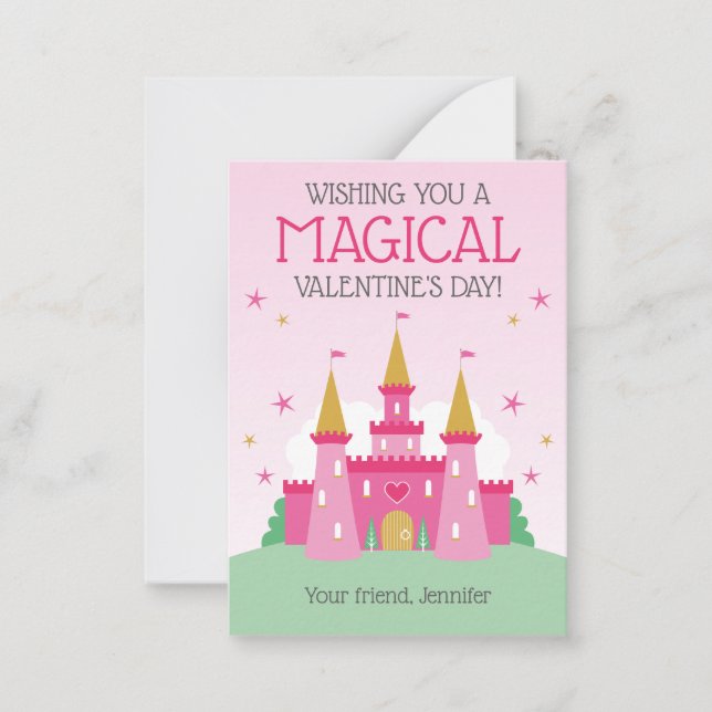 Tarjetas de San Valentín del castillo de la prince (Anverso)