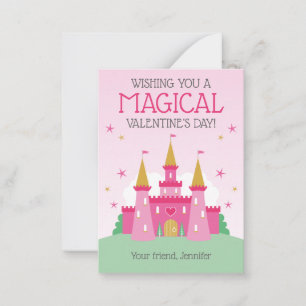 Tarjetas de San Valentín del castillo de la prince