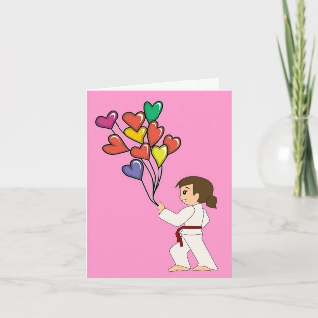 Tarjetas de San Valentín del Chica de Artes Marcia (Anverso)