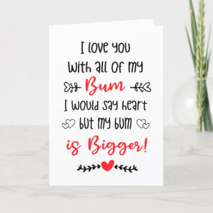 tarjetas de San Valentín divertidas, te amo con mi