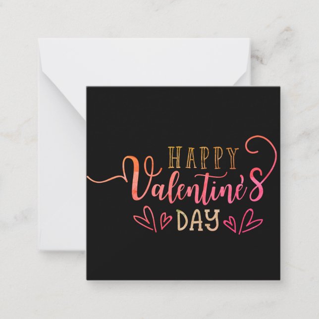 Tarjetas de San Valentín felices, lindas, almacena (Anverso)