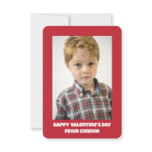 Tarjetas de San Valentín fotográficas de clase Hea