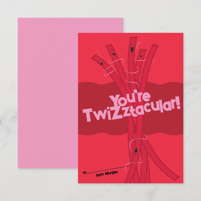 Tarjetas de San Valentín para la clase de dulces (Anverso / Reverso)