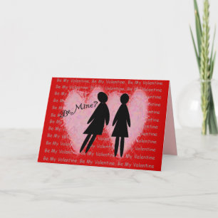 Tarjetas de San Valentín y regalos lesbianas "¿Sé 
