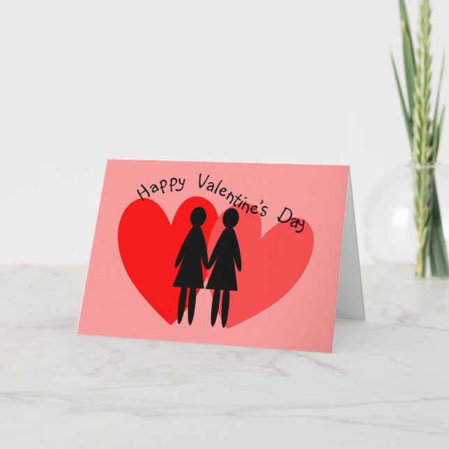 Tarjetas de San Valentín y regalos para lesbianas (Anverso)