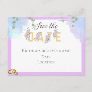 Tarjetas de Save the Date