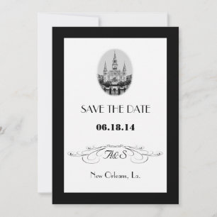 Tarjetas de "Save the Date" de Jackson Square de N