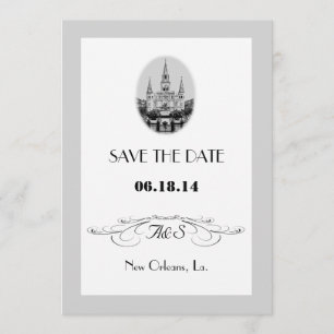 Tarjetas de "Save the Date" de Jackson Square de N