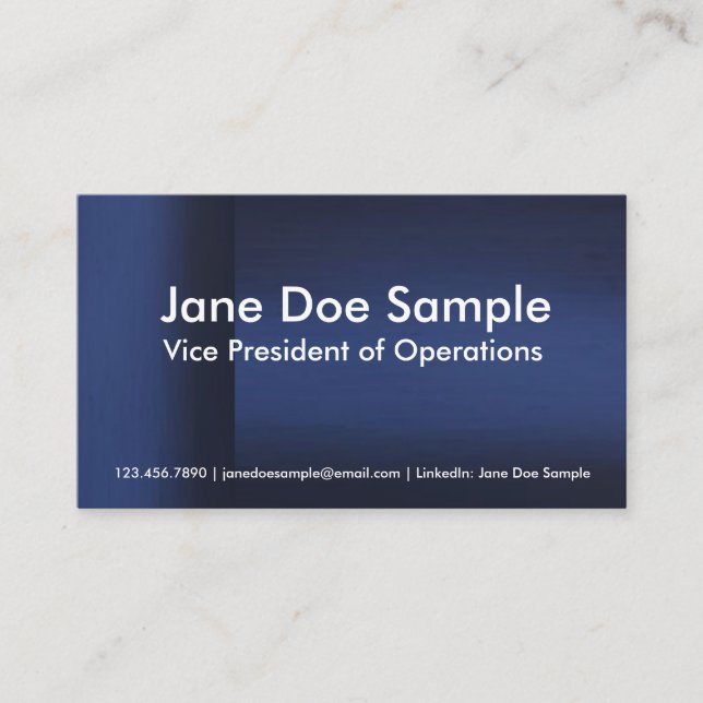 Tarjetas de seda azules del establecimiento de una (Anverso)