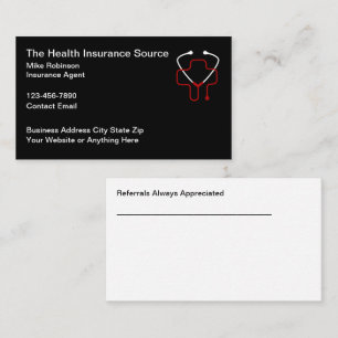 Tarjetas de Seguro Médico y Referidos para Agentes