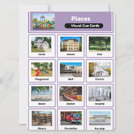 Tarjetas de Señales Visuales – Colección de Lugare