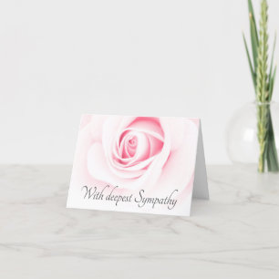 Tarjetas de simpatía con una rosa rosa rosa rosa r