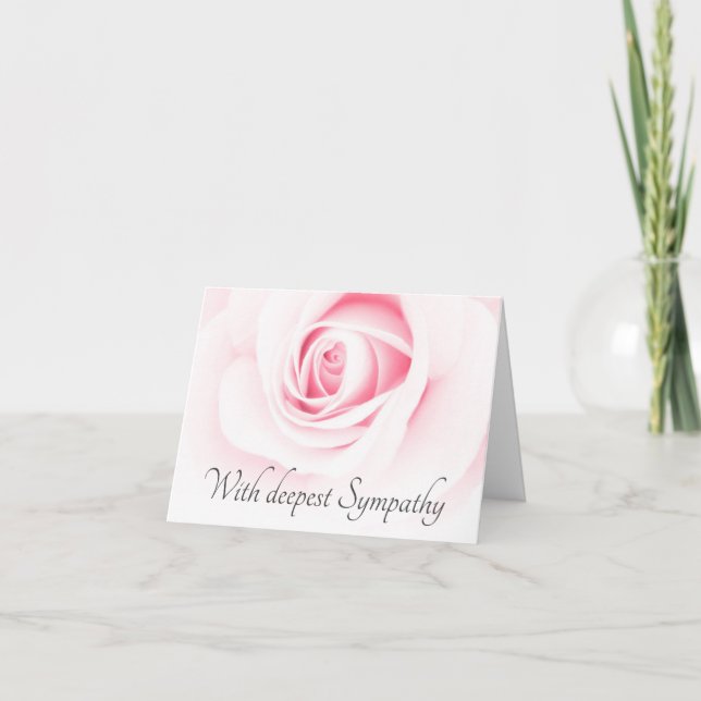 Tarjetas de simpatía con una rosa rosa rosa rosa r (Anverso)