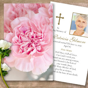 Tarjetas de simpatía de la oración de Peony Memori