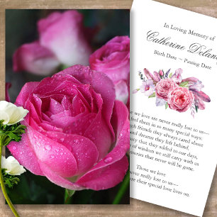 Tarjetas de simpatía de la plegaria Bud Rosa por p
