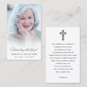 Tarjetas de simpatía de oración con foto de celebr
