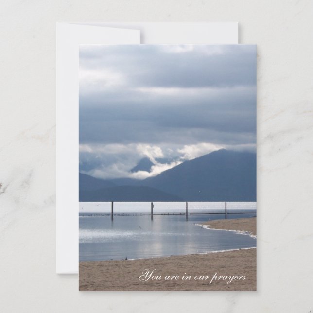 Tarjetas de simpatía playa y oceánica (Anverso)
