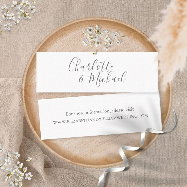 Tarjetas de sitio web de boda sencillas y elegante (Subido por el creador)