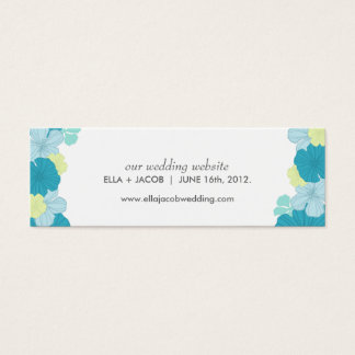 Tarjetas de sitio web de boda // Trópicos exuberan