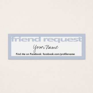 Tarjetas de solicitud de amistad