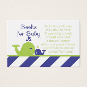 Tarjetas de solicitud de libro de Baby Shower para