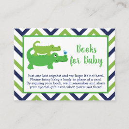 Tarjetas de solicitud de libro de Baby Shower Prep
