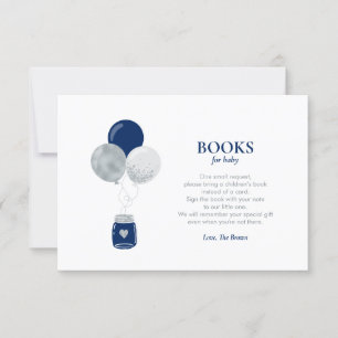 Tarjetas de solicitud de libros azules y plateados