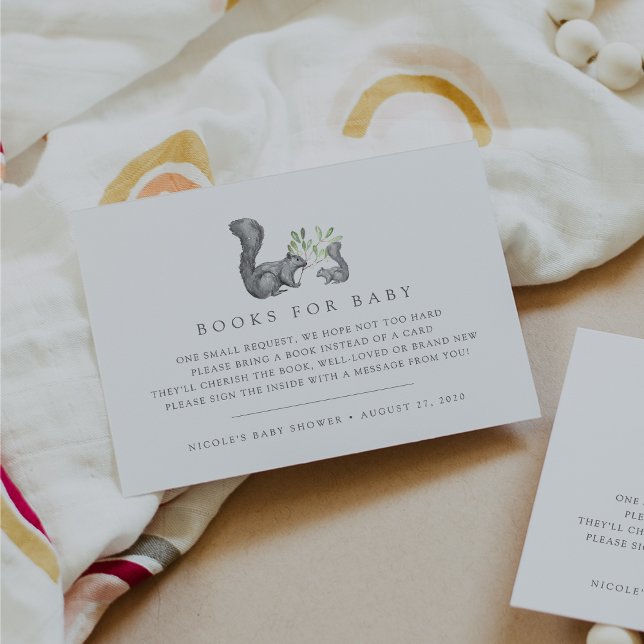 Tarjetas de solicitud de libros de Baby Shower de  (Subido por el creador)