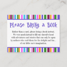 Tarjetas de Solicitud de Libros para Baby Shower c