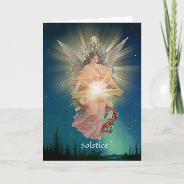 Tarjetas de solsticio de invierno (Anverso)