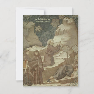 Tarjetas de St Francis pascua de Giotto